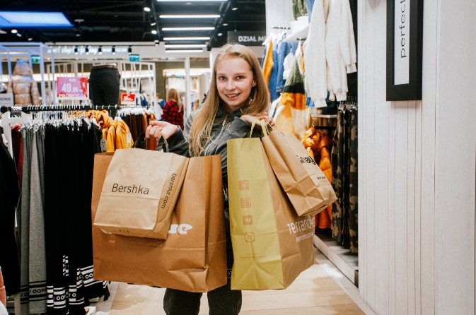 Dive into a winter wonderland with our latest custom shopping bags