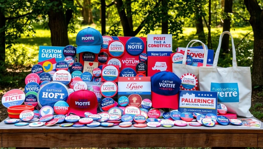 Campaign merchandise essentials help build a personal connection with voters