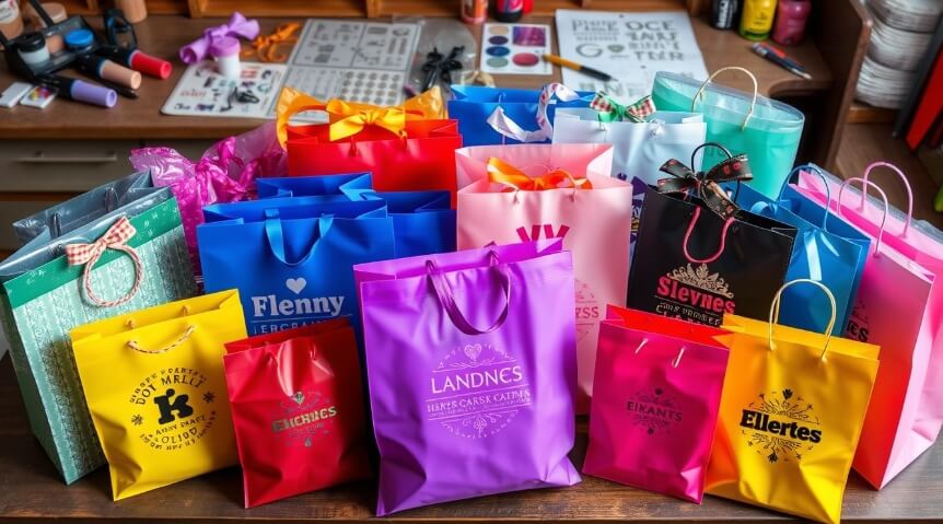 How Custom Plastic Gift Bags Promote Brand Awareness