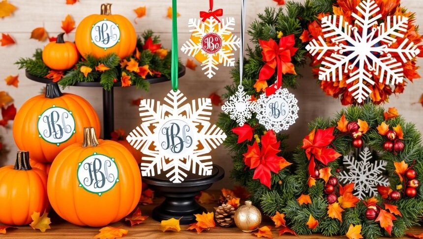Personalized Accents for Seasonal Festivities