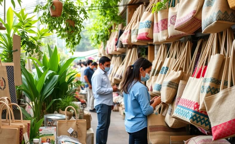 The design variety of jute bags is impressive
