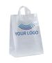 Custom 13W x 17H x 6 Plastic Handle Bags Reusable Boutique Shopping Retail Gift Bag