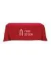 Custom 3 Sided 8 Foot Polyester Table Cover