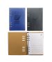 Custom A4 Leather Loose Leaf Notebook 6-ring Refillable Office School Notebooks