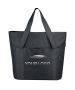 Custom Canvas Zippered 18.5W x 15.5H Tote Shopping Shoulder Bags for Office School Travel Beach 
