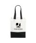Custom Chic Non-Woven Mini Stripe Tote Bag 12"H x 9.5"W
