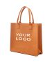 Custom Colorful Felt Handbag 14.96"W x 14.96"H Elegant Shopping Tote Large Grocery Gift Bag