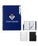 Custom Colorful Spiral Notebook with Matching Pen Set for Students & Office 