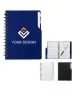 Custom Colorful Spiral Notebook with Matching Pen Set for Students & Office 