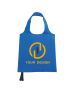 Custom Compact Reusable Foldable Polyester Tote Bag 15"H x 15" W