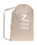 Custom Cotton Laundry Bag Large Sports Backpack Gym Bag Hiking Travel Drawstring Bags