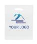 Custom Die Cut Plastic Bag  12W x 15H Thank You Shopping Retail Gift Bags