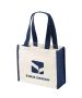 Custom Durable Cotton Canvas Stylish Tote Bag 14" W x 11.5" H