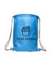 Custom Durable Promotional Polypropylene Drawstring Backpack 17.5" H x 14.5" W