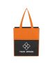Custom Durable Water-Resistant Non-Woven Shopping Tote Bag, 14.75"H x 13" W