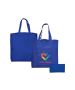 Custom Eco-Friendly Compact Folding Non-Woven Tote 14"H x 16" W