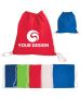 Custom Eco-Friendly Cotton Durable Drawstring Backpack 16.75"H x 15.63" W