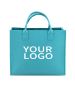 Custom Elegant Ladies Felt 19.69"W x 15.75"H Tote Handbag Grocery Toiletry Bag Mommy Shopping Bag