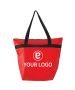 Custom Insulated Cooler 21W x 14H Tote Zippered Lunch Takeout Bag Grocery Bags for Picnic Travel Party
