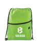 Custom Insulated Zippered Drawstring Sports Pack 17.5"H x 13.25" W