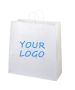 Custom Kraft Retail Bags Recycled Paper Shopping Gift Tote Take Out Bag