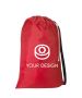 Custom Large Drawstring Utility Bag with Nylon Sling Strap 35.5"H x 23"W 