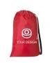 Custom Large Drawstring Utility Bag with Nylon Sling Strap 35.5"H x 23"W 