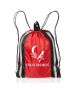 Custom Large Reflective Strips Drawstring Backpack 20"H x 15.75" W