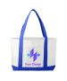 Custom Large Stylish Canvas Boat Carryall 18" W x 11.25" H