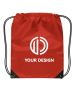 Custom Lightweight Small Drawstring Backpack 17"H x 14"W Perfect for Daily Essentials