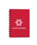 Custom Luxury Soft Cover Spiral Notebook - Imitation Leather