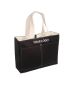 Custom Multiple Compartment 11.02"W x13.39H" Canvas Tote Bag Grocery Shopping Bag Handbag With Pockets