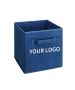 Custom Multipurpose Foldable 11.81" x 11.81" Non Woven Clothes Sorting Storage Box Non-woven Fabric Cube Basket for Home Office
