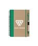 Custom Notebook and Pen Set with Accent Stripe