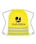 Custom Nylon Reflective Safety Drawstring Bag 19.75"H x 16" W