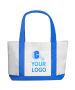 Custom Polyester Shoulder 18.5W x 14.5H Bag Travel Bag Grocery Bags Shopping Tote