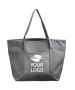 Custom Polyester Shoulder 19W x 13H Handbag Large Travel Bag Grocery Bags Shopping Tote