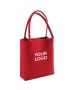 Custom Reusable Felt Tote Bag 16.54"W x 14.57"H Simple Shopping Bags Handbag