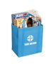 Custom Reusable Non-Woven Grocery Tote Bag 13" H x 12" W