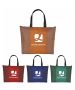 Custom Slanted Stripes Non-Woven Tote Bag 16.88" W x 13" H