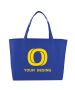 Custom Spacious Big Boy Non-Woven Shopper Tote 12" H x 19.75" W