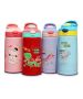 Custom Stainless Steel Double Wall Vacuum Flask Cartoon Children Pop-up Straw Bottle Water Bottle