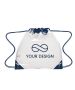 Custom Stylish Clear PVC Drawstring Backpack 12" H x 12" W