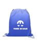 Custom Stylish Polyester Sport Drawstring Bag, 210D Polyester 16.5" H x 13.5" W