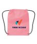 Custom Stylish Small Non-Woven Drawstring Backpack 17"H x 14" W
