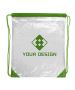 Custom Tall Clear Drawstring Cinch Pack Backpack 16"H x 13" W