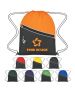 Custom Water-Resistant Non-Woven Two-Tone Hit Sports Pack 17.75"H x 13.5" W 
