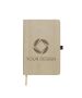 Custom Woodgrain Look Notebook with Matching Bookmark & Pen Loop (8" H x 6" W)