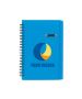 Customizable Durable Journal Notebook with Pen Loop, Elastic Closure, and Printed Ruler 