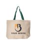 Customizable Eco-friendly Natural Cotton Canvas Tote Bag 12.5"H x 16" W